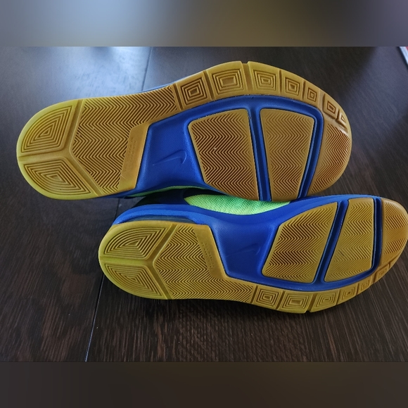 Nike 👟 2012 KD 35 Basketball shoes Royal Blue/Neon yellow size US 7Y Eur 40 $14 - Picture 6 of 14